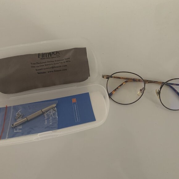 Stylish Dark Tortoise Blue Light Glasses | 50-20-138 - Picture 4 of 8